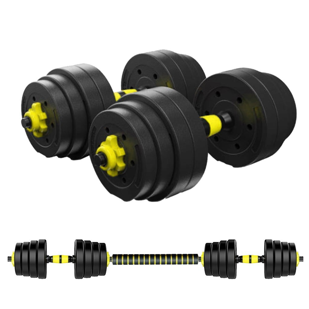 Details about   110LB Weight Dumbbell Set Adjustable Fitness GYM Home Cast Steel Plates Sport 