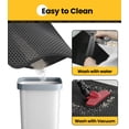 thumbnail image 5 of Conlun Double Layer Honeycomb Cat Litter Mat, Non-Slip & Washable, Black, 23" x 17", 5 of 7
