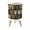 Color 1, variant on Small Trash Can with Lid Autumn Landscape Deer by Tranquil River Birds Hunting 1.8 Gallon Dog Proof Trash Can Round Garbage Can Waste Bin Wastebasket for Bathroom Bedroom Living Room