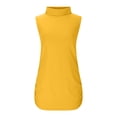 thumbnail image 5 of Women's Sleeveless Turtleneck T-Shirt Basic Stretch Layer Comfy High Neck Tank Top Lightweight Slim Shirt, 5 of 5