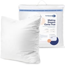 20x20 Goose Down & Feather Decorative Pillow Insert – Euro Square Cushion – Multiple Fill Options – Breathable Cotton Shell