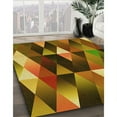 thumbnail image 3 of Ahgly Company Machine Washable Indoor Rectangle Transitional Red Brown Area Rugs, 2' x 4', 3 of 7