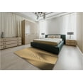 thumbnail image 4 of Ahgly Company Indoor Rectangle Patterned Oak Brown Area Rugs, 5' x 8', 4 of 6