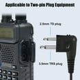 Walkie Talkie Earpiece, HFDR Noise Canceling Headset 2 Pin Acoustic