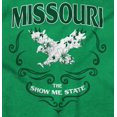 thumbnail image 2 of Cute Missouri Show Me State Eagle Women's Graphic T Shirt Tees Brisco Brands X, 2 of 6