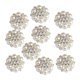 thumbnail image 1 of 0pcs Perla Diamante Flor Flatback Costura 2 piezas perfecl Adorno de diamantes de cristal., 1 of 8