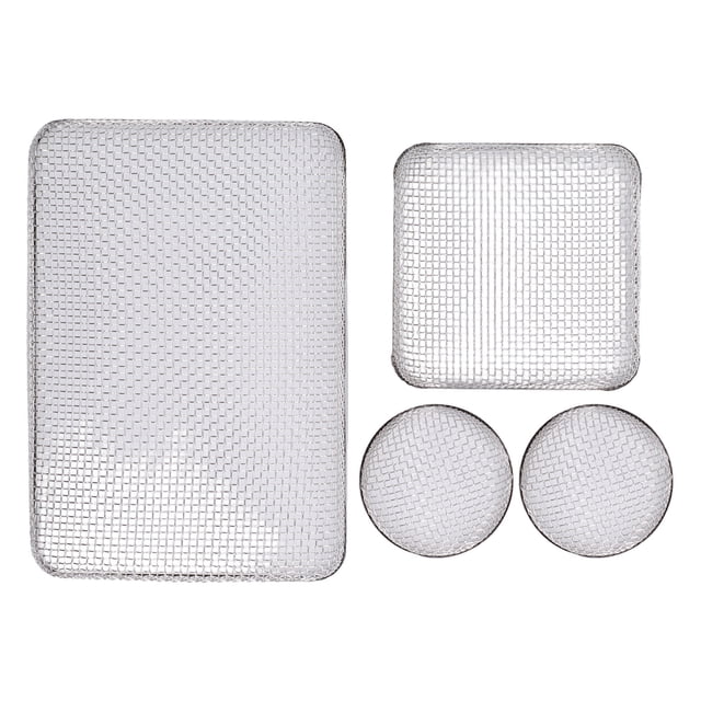 Ensemble d'Écrans de Protection Volants de Four de Couverture de Ventilation en Acier Inoxydable avec Fixation à Ressort