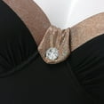 thumbnail image 3 of Gibobby Trajes de Baño para Mujer Traje de baño Monokini Sexy de Color sólido para mujer traje de baño ropa de playa Monkini(Café,G), 3 of 5