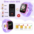 thumbnail image 3 of 4G Smart Watch for Kids with GPS Tracker, Texting and Calling, Kids Watch for Ages 4-12 - Includes 2 Way Call, Video Call, Chat, SOS Alerts, App - Fun & Educational Birthday Gift Idea, 3 of 15