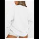 thumbnail image 5 of Sudaderas de Larga para Mujer, Cuello Redondo, Jerséis Holgados, Tops de Otoño M, 5 of 9