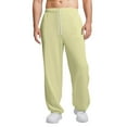 thumbnail image 4 of LNZGNM Men's Big and Tall Sweatpants Casual Elastic Waist Straight Leg Sweatpants Drawstring Fleece Sweatpant S-5XL Lightweight Joggers Yoga Running Gym Sweat Pants, Yellow 2XL, 4 of 8