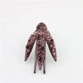 thumbnail image 3 of linda mujeres niñas flor brote de plátano pasador de cabellero horquilla Púrpura Salvador Crystal Banana Barrette, 3 of 10