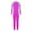 Floral Pink, variant on Alvivi Kids Girls One Piece Long Sleeve Swimsuits UPF 50  UV Sun Protective Full Body Rash Guard Wetsuit Purple 7-8