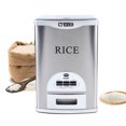 thumbnail image 4 of DENEST Auto Rice Dispenser Rice Storage Container Stainless Steel Rice Organization, 4 of 17