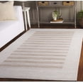 thumbnail image 2 of SAFAVIEH Pine Cynthia Striped Wool Area Rug, Dark Beige/Ivory, 6' x 9', 2 of 11