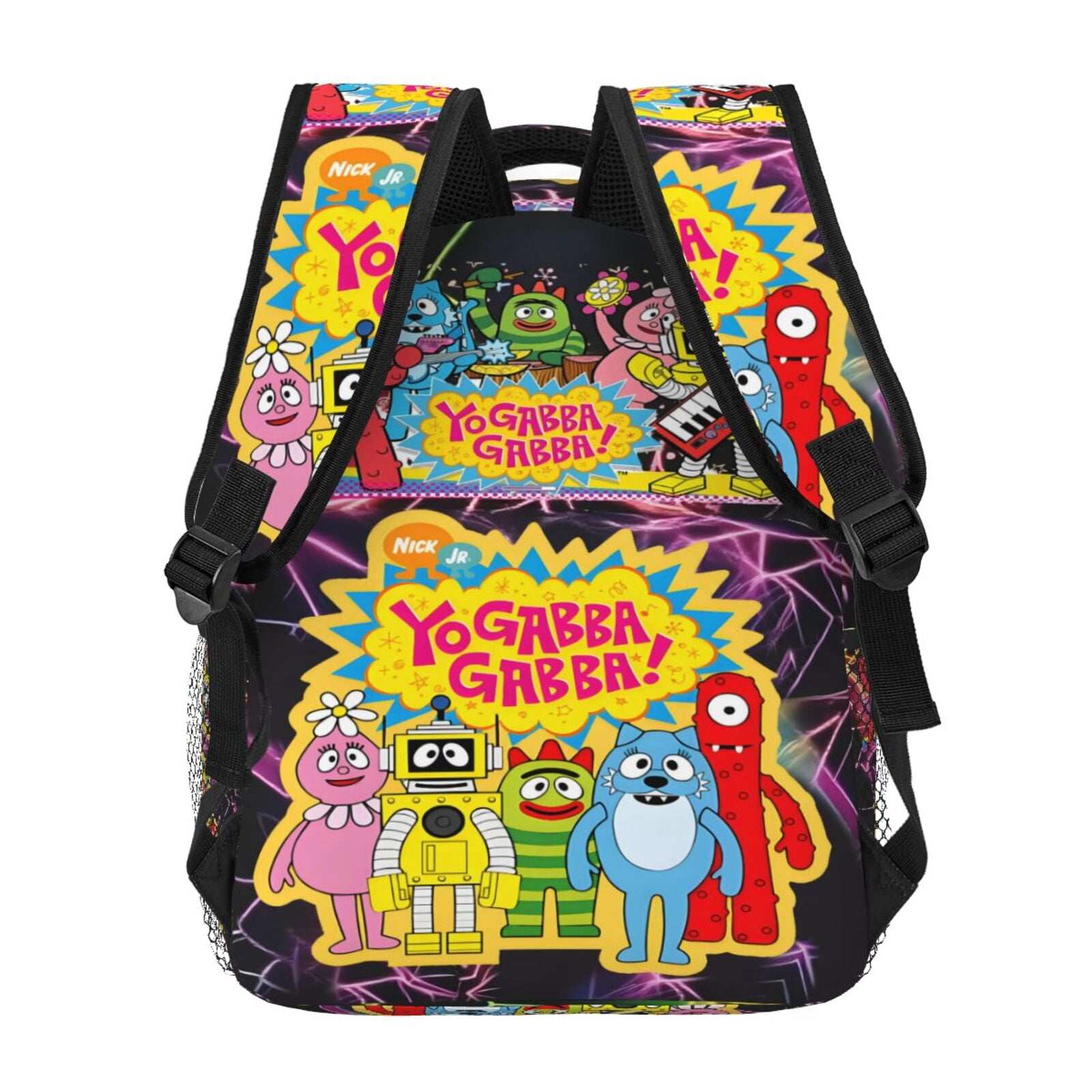 Yo Gabba Gabbaland Backpack Lightweight Bookbag Casual Daypack For Women Men Travel Laptop Bag Multifunctional Bag