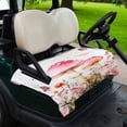 thumbnail image 2 of Golf Cart Seat Covers for 2 Seater,Pink Mushroom Microfiber Cart Seat Towel Blanket,Spring Botanical Elegant Summer Floral Absorbent Breathable Non Slip Bench Seats Protector for Golf Course 51"x31", 2 of 9