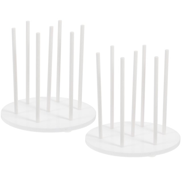KAKOWELY soportes de exhibición para piruletas de cumpleaños, soporte de escritorio para cake pops, estante de almacenamiento acrílico estable para piruletas.