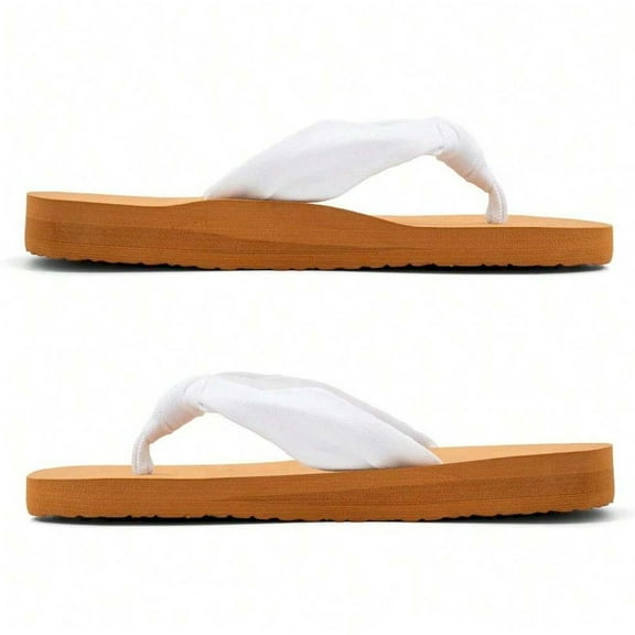 Women's Yoga Mat Flip Flops - Comfortable Arch Support Summer Beach Walking Thong Sandals with Soft Cushioning, Easy Slip-On Slippers