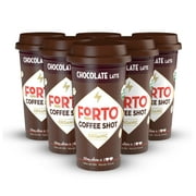 FORTO Coffee Shot - 200mg Caffeine, Chocolate Latte, Ready-to-Drink on the go, High Energy Cold Brew Coffee - Fast Coffee Energy Boost, Single Bottle Sample