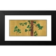 thumbnail image 2 of Suzuki Kiitsu 18x10 Black Modern Framed Museum Art Print Titled - Hinoki Cypress Tree, 2 of 5