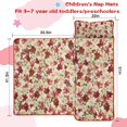 thumbnail image 5 of Multicolor Christmas Floral Pattern Toddler Nap Mats for Kids Preschool,51"x22" Sleeping Mat Bag or Kids,Toddler Sleeping Bag,Toddler Nap Mat or Daycare, 5 of 6