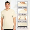 thumbnail image 5 of Sueded Bulk T-Shirt For Men, 60/40 Cotton/Polyester Assorted Short Sleeve Crewneck Plain Tees, (Dark Color 4 Pack, XS), 5 of 6