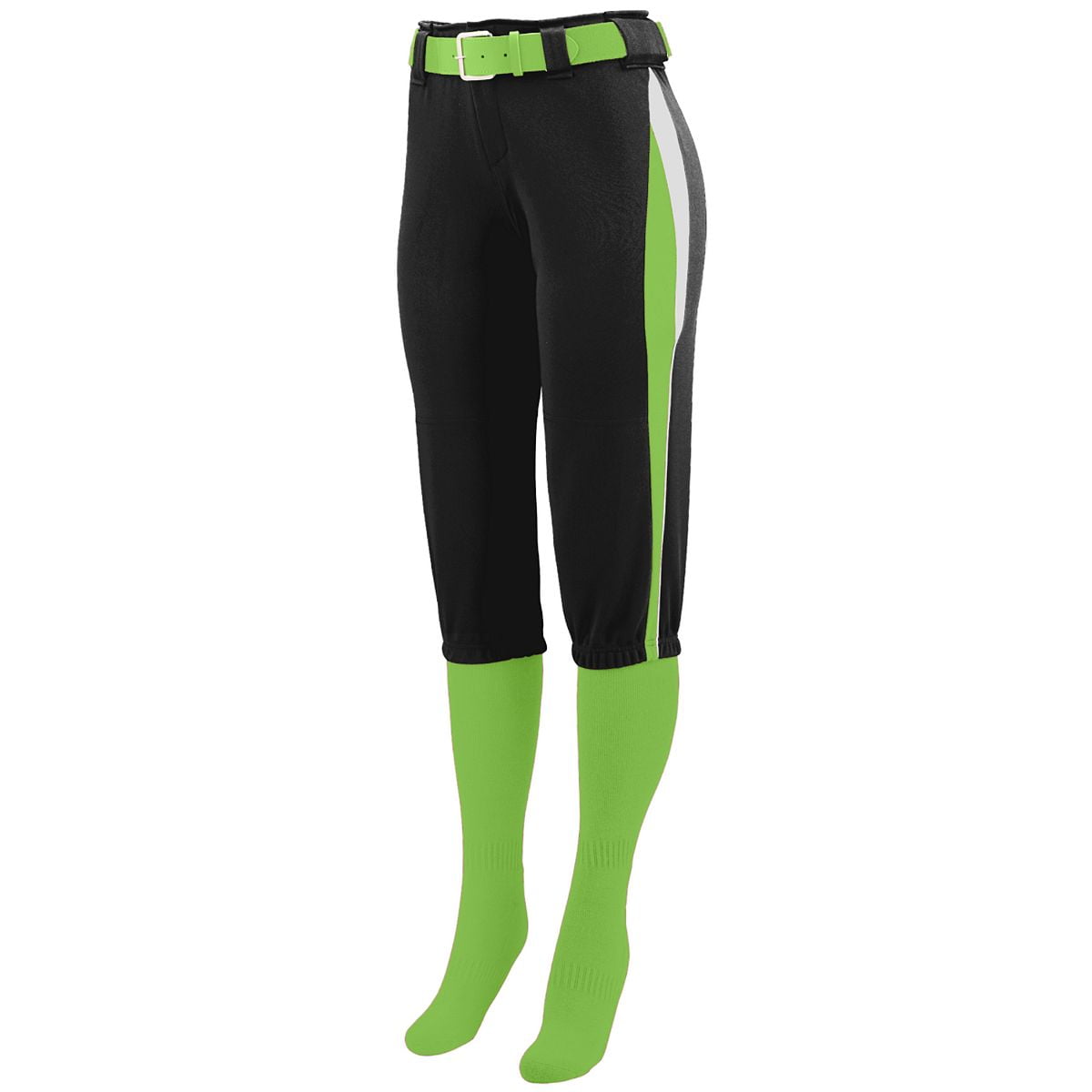 Augusta LADIES COMET PANT BK LM WH 2XL by Augusta