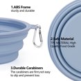 thumbnail image 6 of Sunraymascota Collapsible Dog Bowls, (12 & 22oz ) 2 Pack Dog Travel Bowls Portable Foldable Cat Water Dish Bowl for Pets Walking Parking Camping, 6 of 9