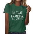 thumbnail image 4 of LSLJS Mode Femmes Col Rond Manches Courtes Imprimé T-Shirt Blouse Décontractée Hauts, Cadeaux pour Femmes, 4 of 4