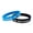 Blue + Black, variant on God Is First I Am Second Silicone Bracelet, Christian Religious Wristband, Inspirational Faith Rubber Bracelets for Men Women, Assorted Colors