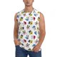 thumbnail image 1 of Balery French Bulldog With Coffee Cup Camisetas sin mangas para hombre, absorbe la humedad y protege contra el mal olor.-XX-Large, 1 of 7