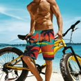 thumbnail image 4 of NICKSUN Men's Swim Trunks, Cute Print Quick Dry Summer Board Beach Shorts with Mesh Lining and Pockets, 4 of 6