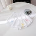 thumbnail image 2 of WEIGFI Toddler Kid Girls Puff Shorts Princess Bowknot Solid Color Loose Fit Lightweight Elastic Waist Summer Outdoor Play Casual Everyday Wear Sweet Party Bottoms,White,4-5 Years, 2 of 4