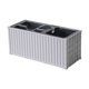 thumbnail image 1 of Organizador de escritorio portátil con múltiples compartimentos para bolígrafos y contenedores de envío Blanco, 1 of 8