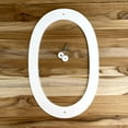 thumbnail image 1 of 12 inch Large Modern House Numbers white plastic with hardware included (0 White), 1 of 3