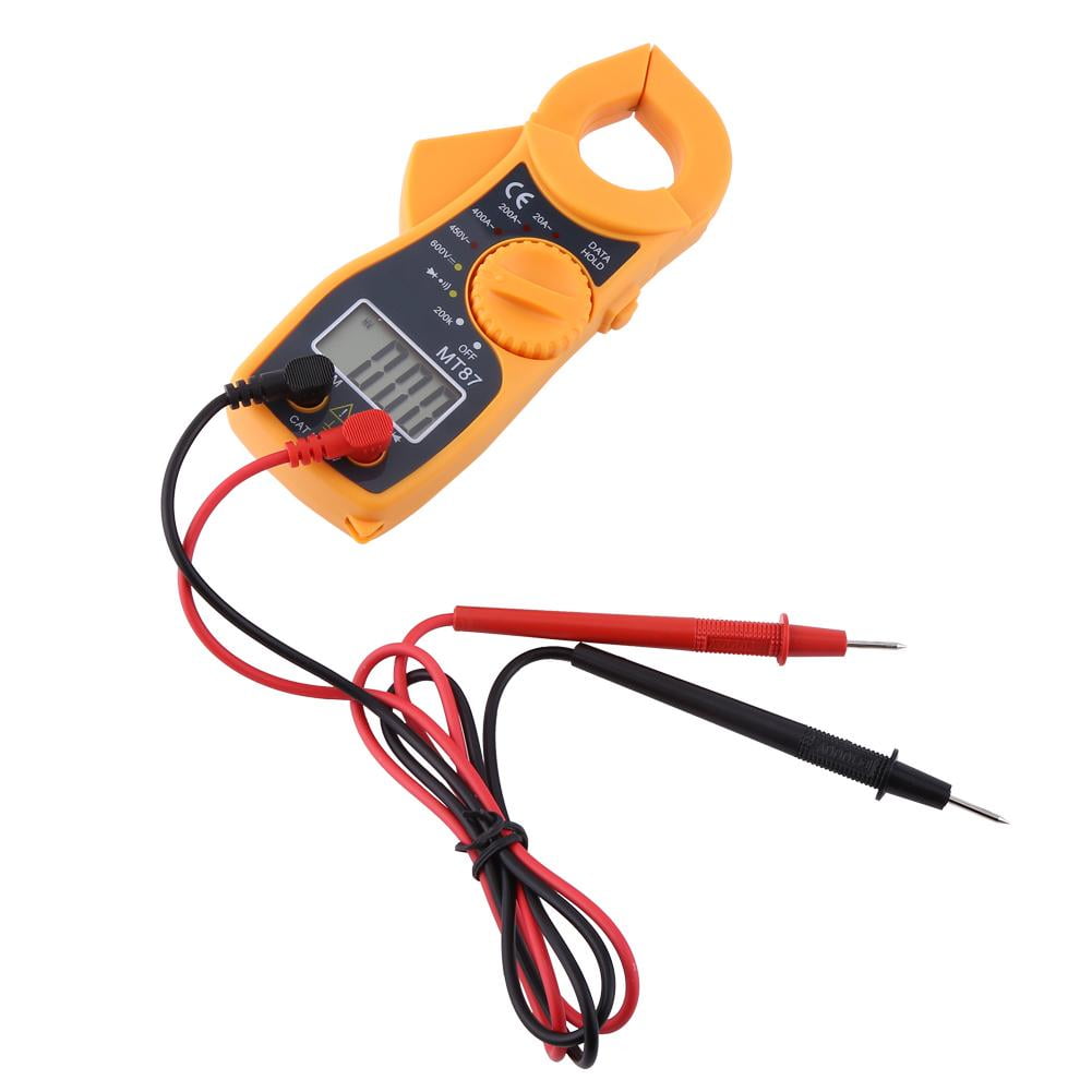 Multimeter,HURRISE Digital Clamp Meter Multimeter AC DC Voltmeter Auto Range Volt Ohm Amp Tester