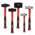 thumbnail image 1 of BISupply 5 Piece Hammer Set Mechanic Tool Kit - Nail Hammers Shop Automotive Set, Ball Peen Hammer, Sledge Mallet Tools, 1 of 5