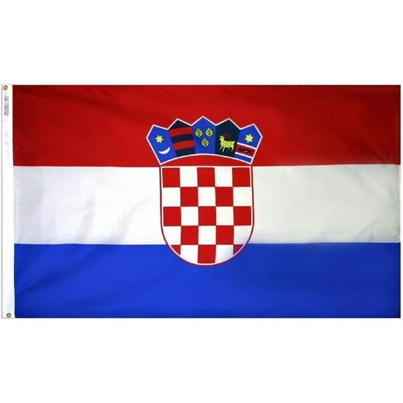Croatia - 2'X3' Nylon Flag