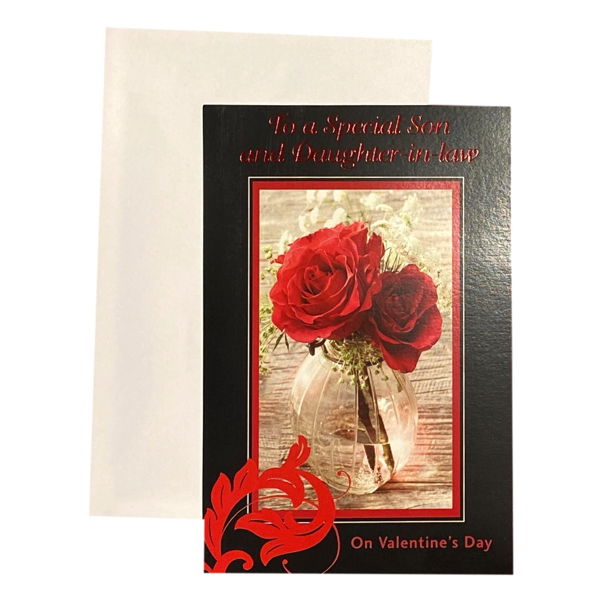 Son To a Special Son and Daughter with Valentine's Day Greeting Card for Wife 