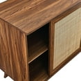 thumbnail image 6 of Modway Soma 59" Natural Rattan and MDF Wood Sideboard in Walnut, 6 of 7