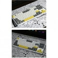 thumbnail image 5 of Ajazz Ak873 Keyboard 87 Keys Rgb Backlit Pbt Keycaps Bluetooth Wireless Gaming Keyboard gray linear axis, 5 of 5