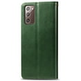 thumbnail image 4 of Galaxy Note 20 Ultra Cover, Note 20 Ultra Case, Allytech PU Leather Folding Stand Flip Cover with Credit Cards Magnetic Closure Shock-absorption Wallet Case for Samsung Galaxy Note 20 Ultra, Green, 4 of 8