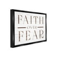 thumbnail image 4 of Stupell Industries Rustic Faith Over Fear Religious Painting Black Floater Framed Canvas Art Print Wall Art, 31 x 25, 4 of 10