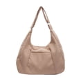 thumbnail image 2 of Bolso tote de pana para mujer, bolso bandolera de gran capacidad para ir al trabajo o a clase – Correa ajustable, bolso de mano versátil con forro para uso diario., 2 of 6