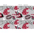 thumbnail image 2 of Washington State Cotton Fabric on Heather Grey ground with Mascots, 2 of 2