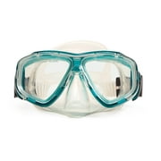 Pro Goggle Mask Swimming Pool Accessory for Teen/ Adults 5.5" - Green/Clear