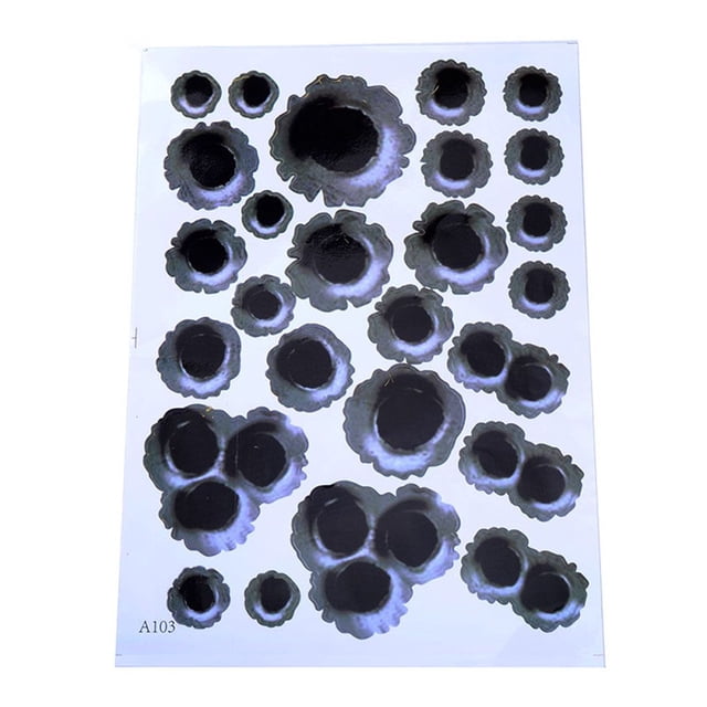 Speravity Pegatinas laterales para coche, calcomanías divertidas con agujero de 3D, pegatina decorativa para motocicleta, estilo de coche Automoción decorativa y accesorios 4 Speravity CZ9222-04