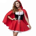 thumbnail image 1 of Xs-6xl Disfraz de Caperucita Roja para Adultos de Lujo con Capa Disfraz de Mujer Fiesta de Halloween Vestido de Lujo de Princesa_y, 1 of 1