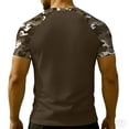 thumbnail image 2 of Men's Patriotic USA Flag Independence Day Shirt American Flag Vertical Graphic Tee, 2 of 5